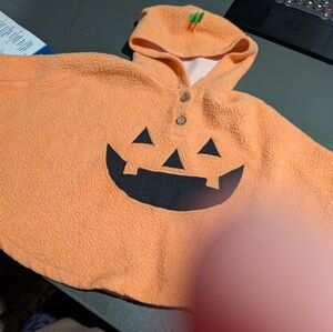 PatPat Kids Pumpkin Costume Cape - Orange Size 3Y